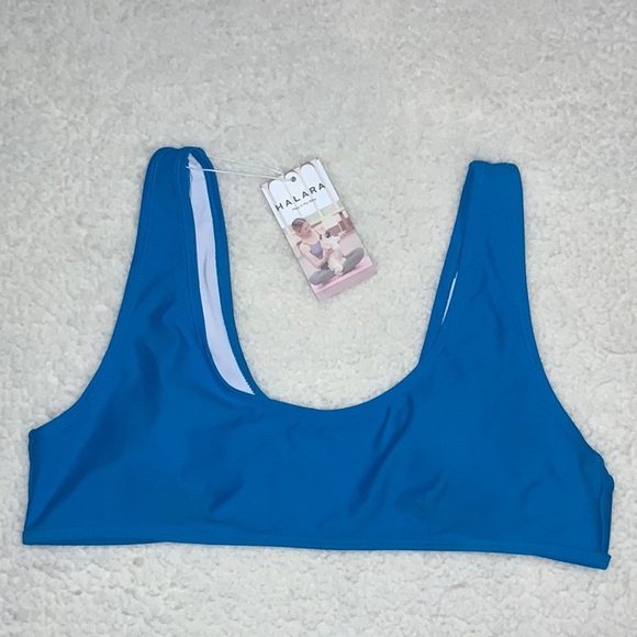 HALARA - NWT Solid U Neck Bikini Top (Size XL) - Picture 4 of 11